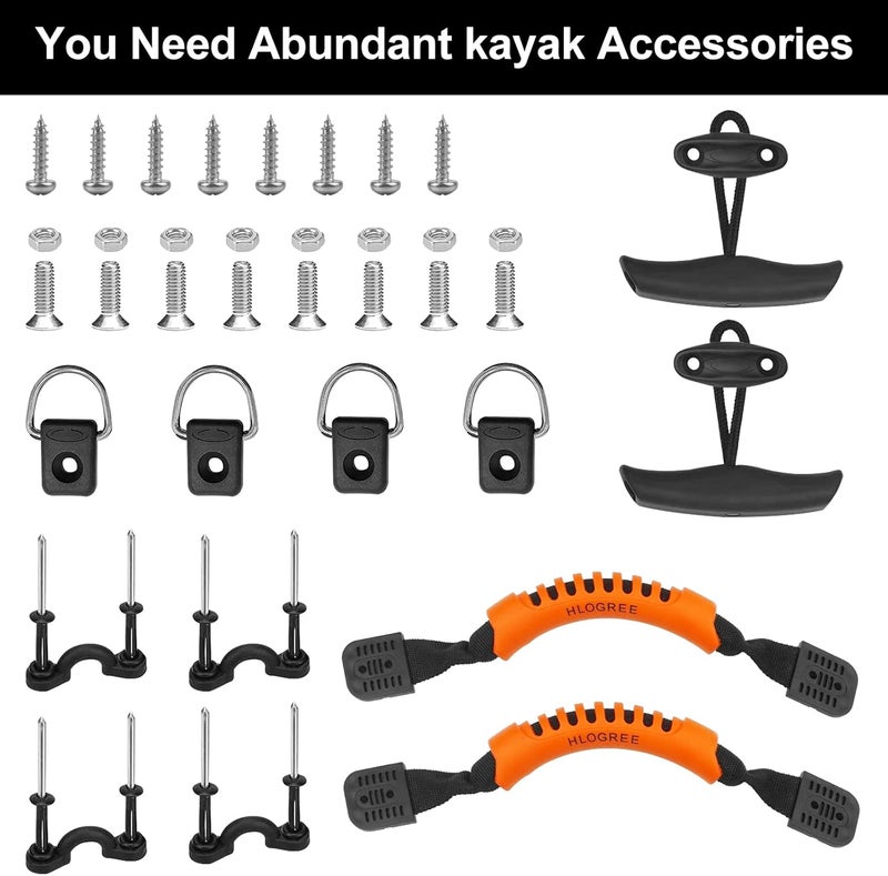 HLOGREE Kayak Seats - 1/2 Pck, Thicken Padded Seat Cushion with Back Support, Canoe & Ocean Sup Compatible - Image 4